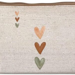 bamm solid linen canvas cosmetic bag with modern printed design 14 16 x 21 x 16 cm 14 88.0